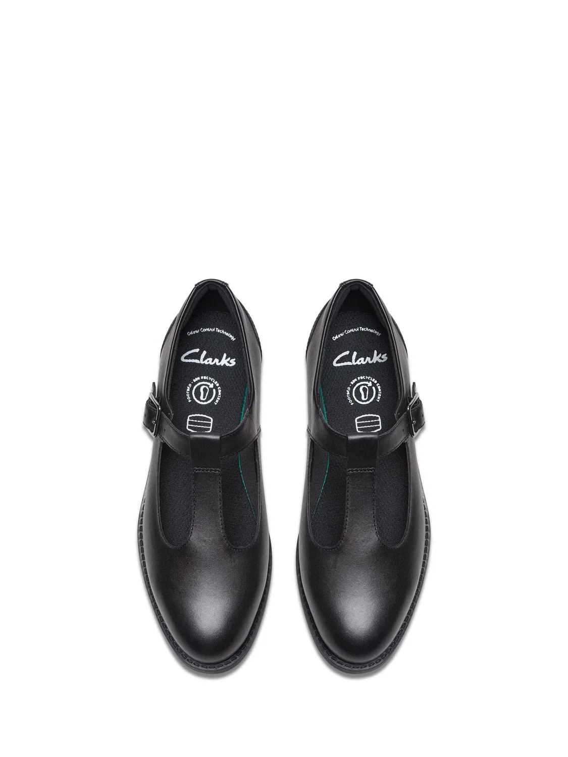 Туфли Clarks Tapa Hope Youth, кожаные, черные — фото 4