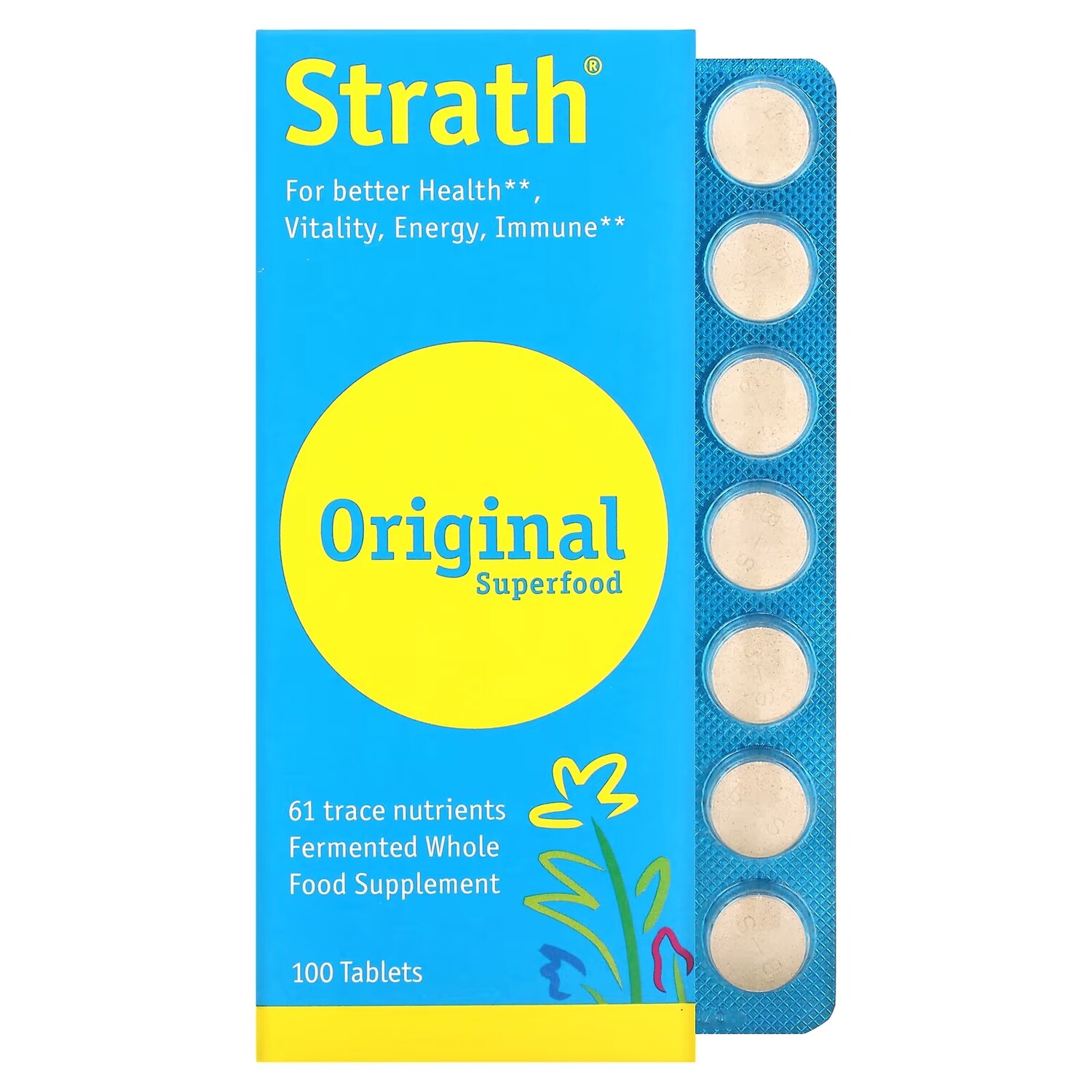 

Добавка Bio-Strath Strath, Original Superfood, 100 таблеток