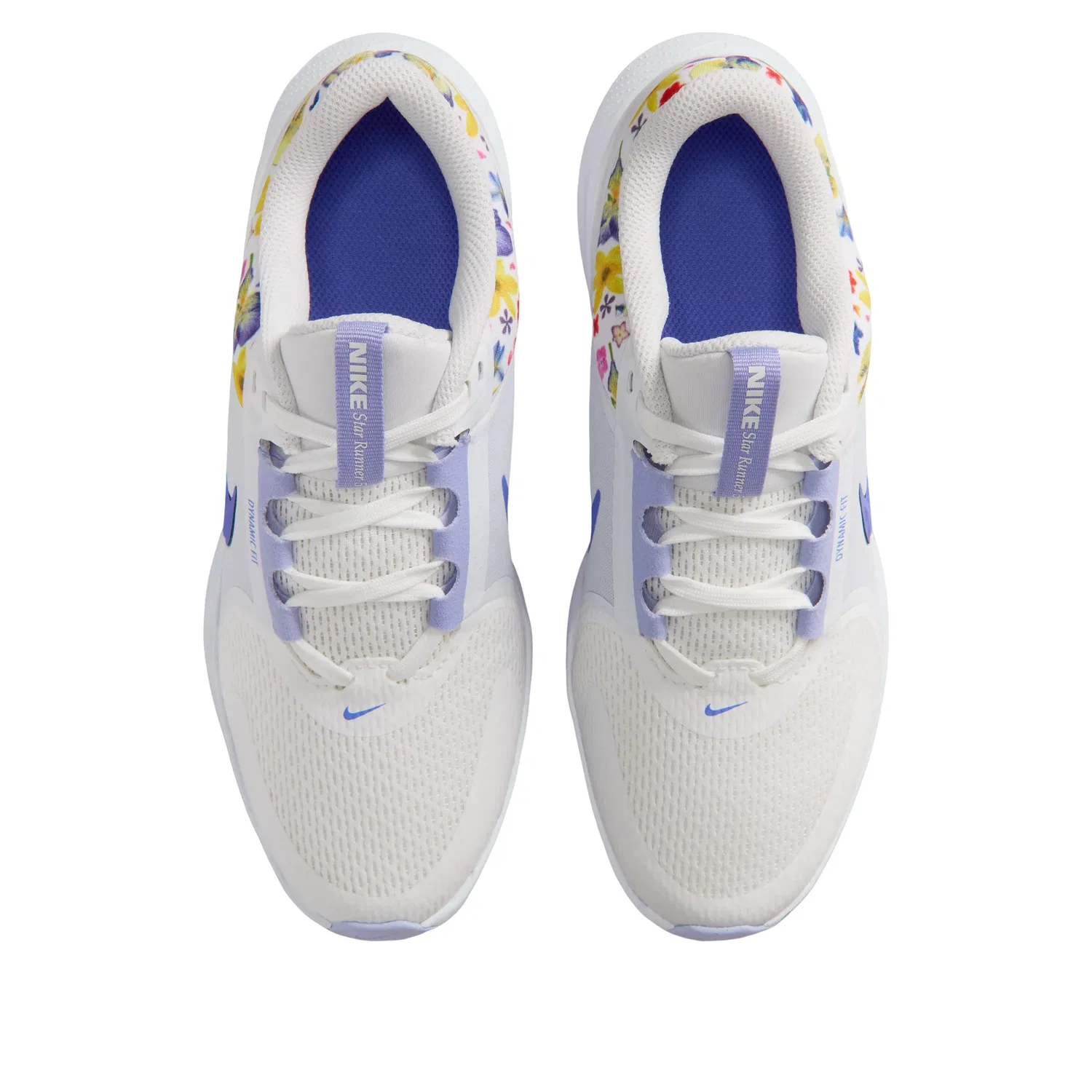 Детские кроссовки с текстильным верхом Star Runner 5 ‘White Light Thistle Sapphire’ Nike, Summit White/Light Thistle/Sapphire — фото 2