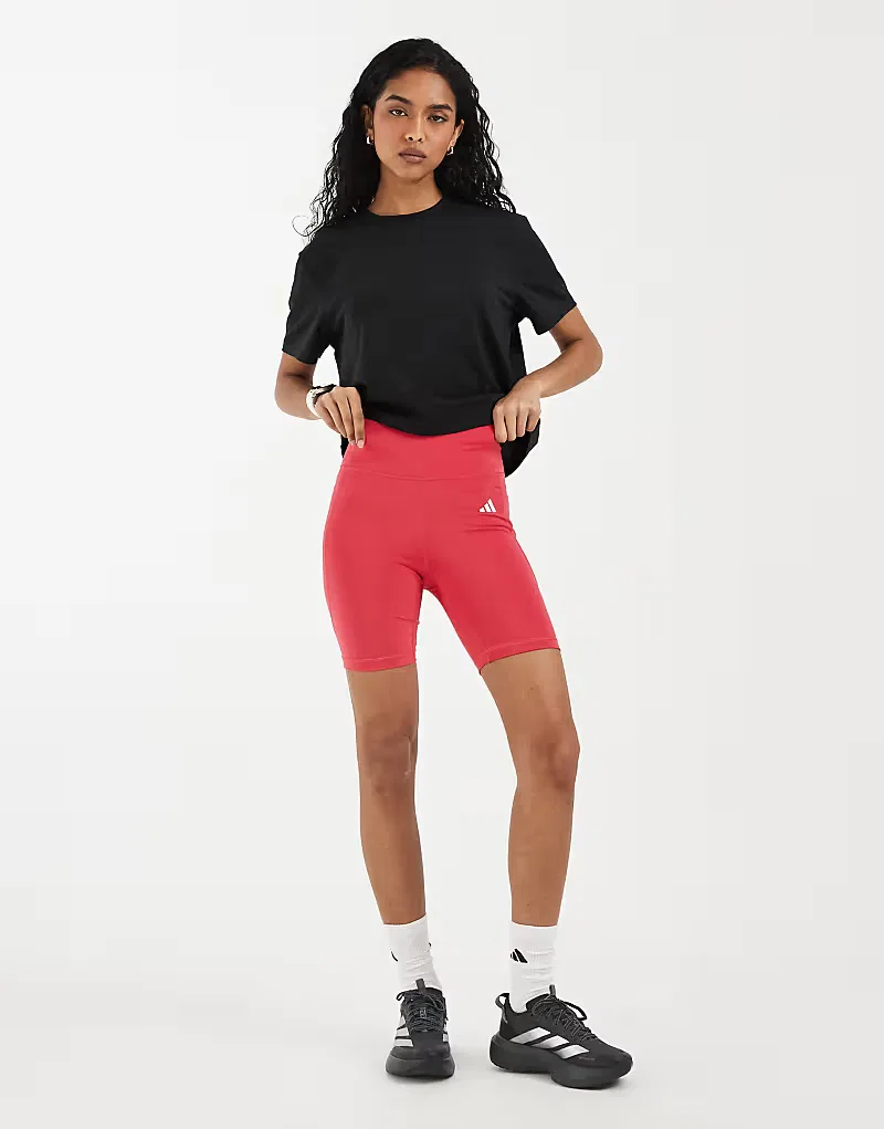 Шорты Adidas Training Optime Essentials 7 дюймов, розовые