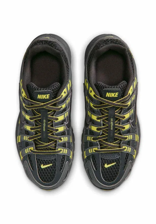 Кроссовки синтетические P-6000 Nike Sportswear Iron Grey, Dark Smoke Grey, Light Voltage Yellow Ii Anthracite, светло-желтый/темно-серый — фото 3
