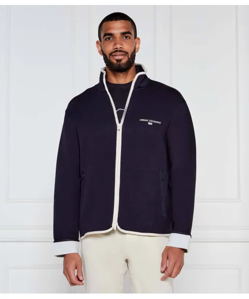 

Толстовка Relaxed fit Armani Exchange, синий