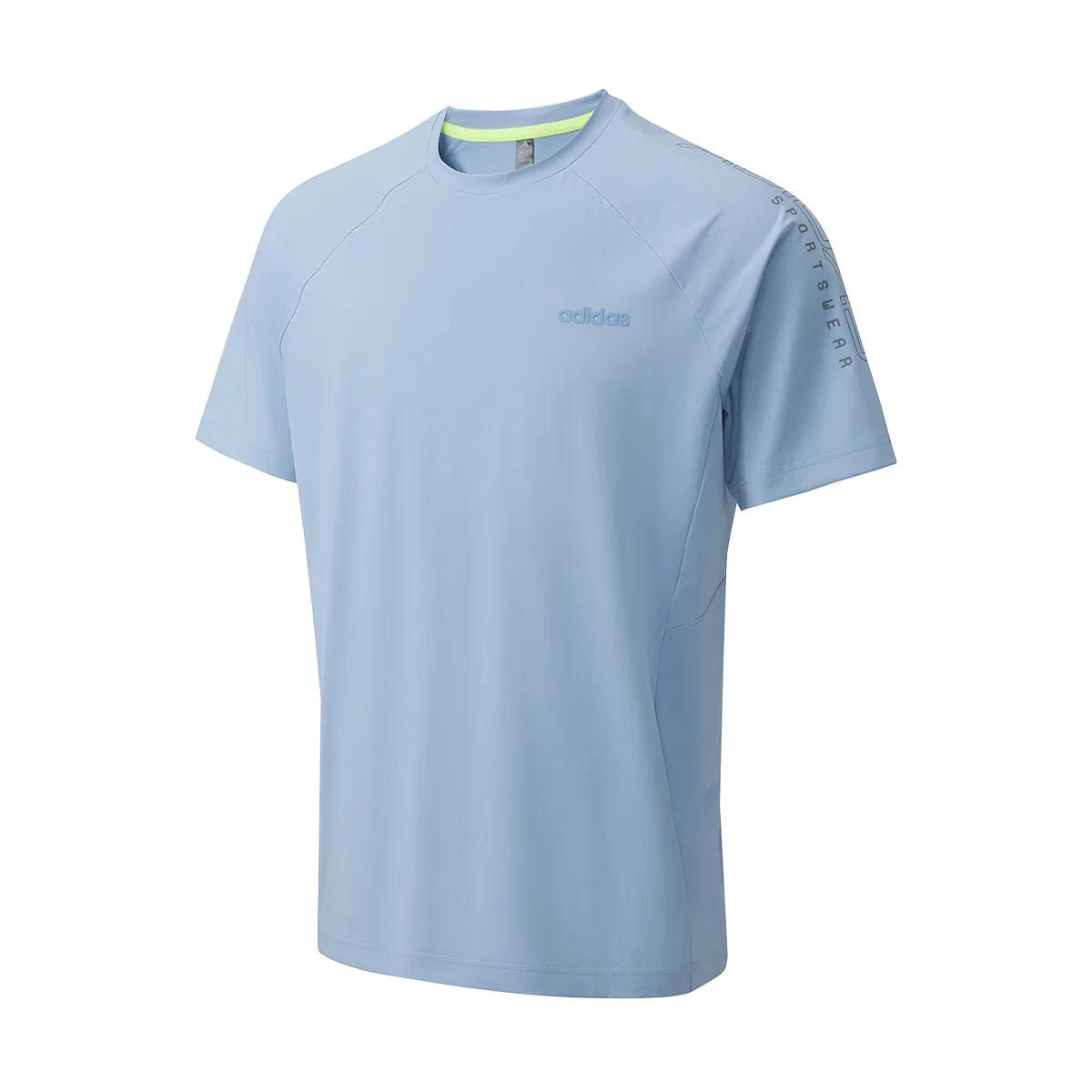 Мужская футболка с круглым вырезом Sportswear Adidas, Light Blue