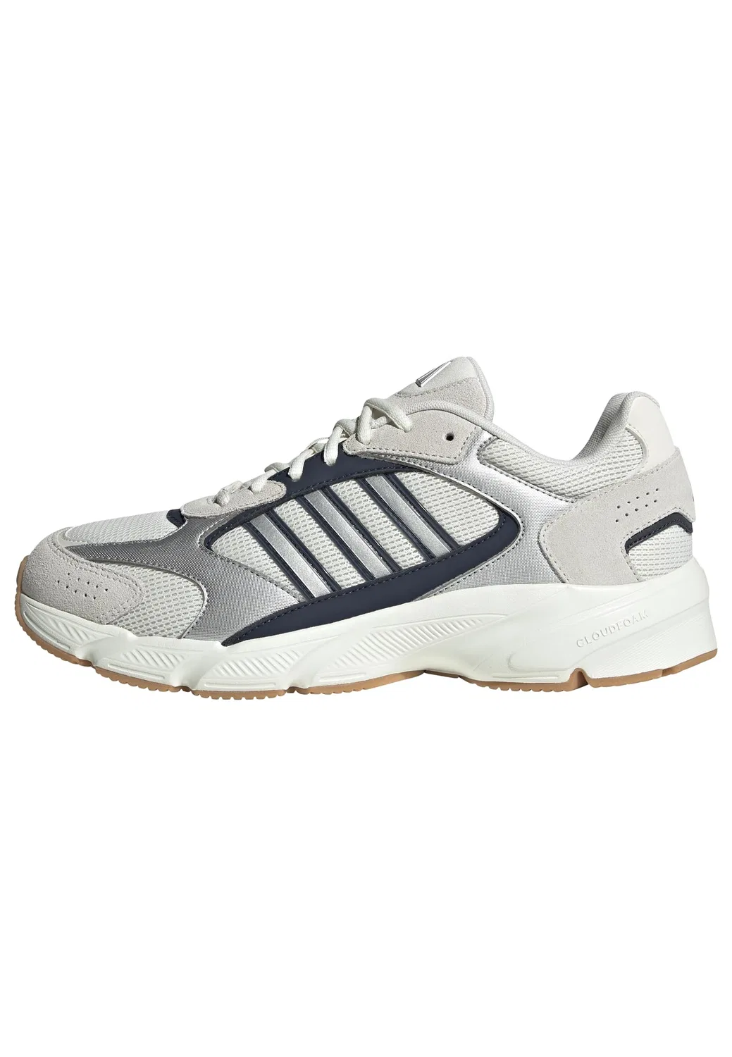Детские кроссовки для мальчиков с шнуровкой Fortarun 3 Adidas, Off White Matte Silver Legend Ink