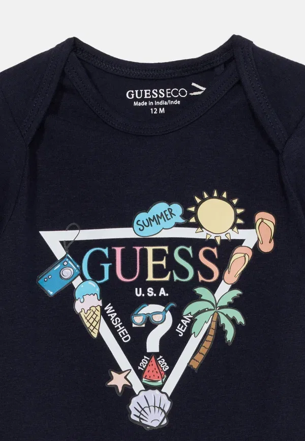 Детская футболка Guess, синий — фото 4