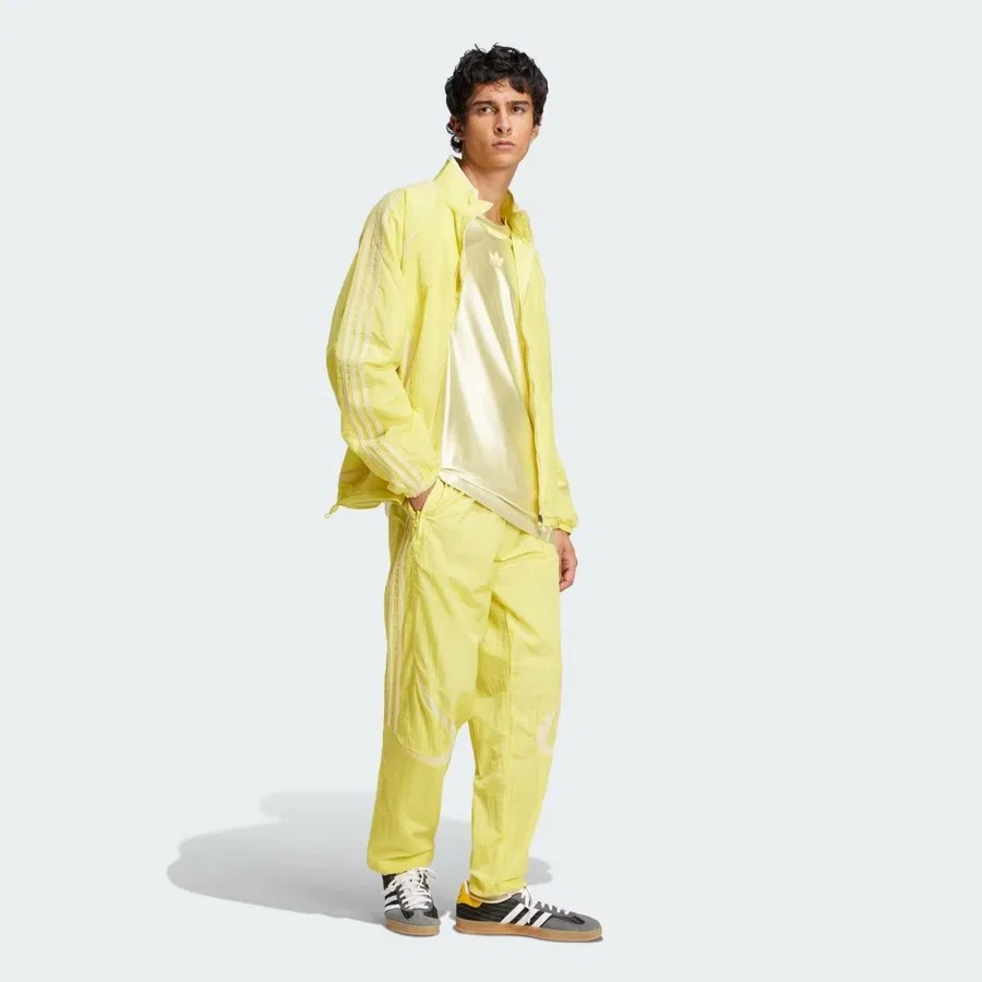 Спортивные штаны свободного кроя Adicolor 2000s Woven adidas, Желтый — фото 3