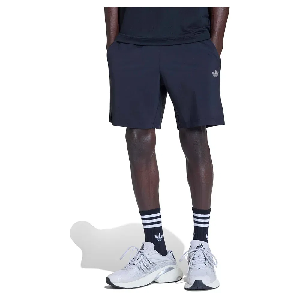 Шорты Tech Trefoil Essentials Polyester Adidas Originals, синий