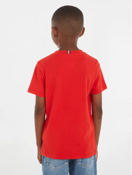 Футболка regular fit Monotype Arch Tommy Hilfiger, красный — фото 2