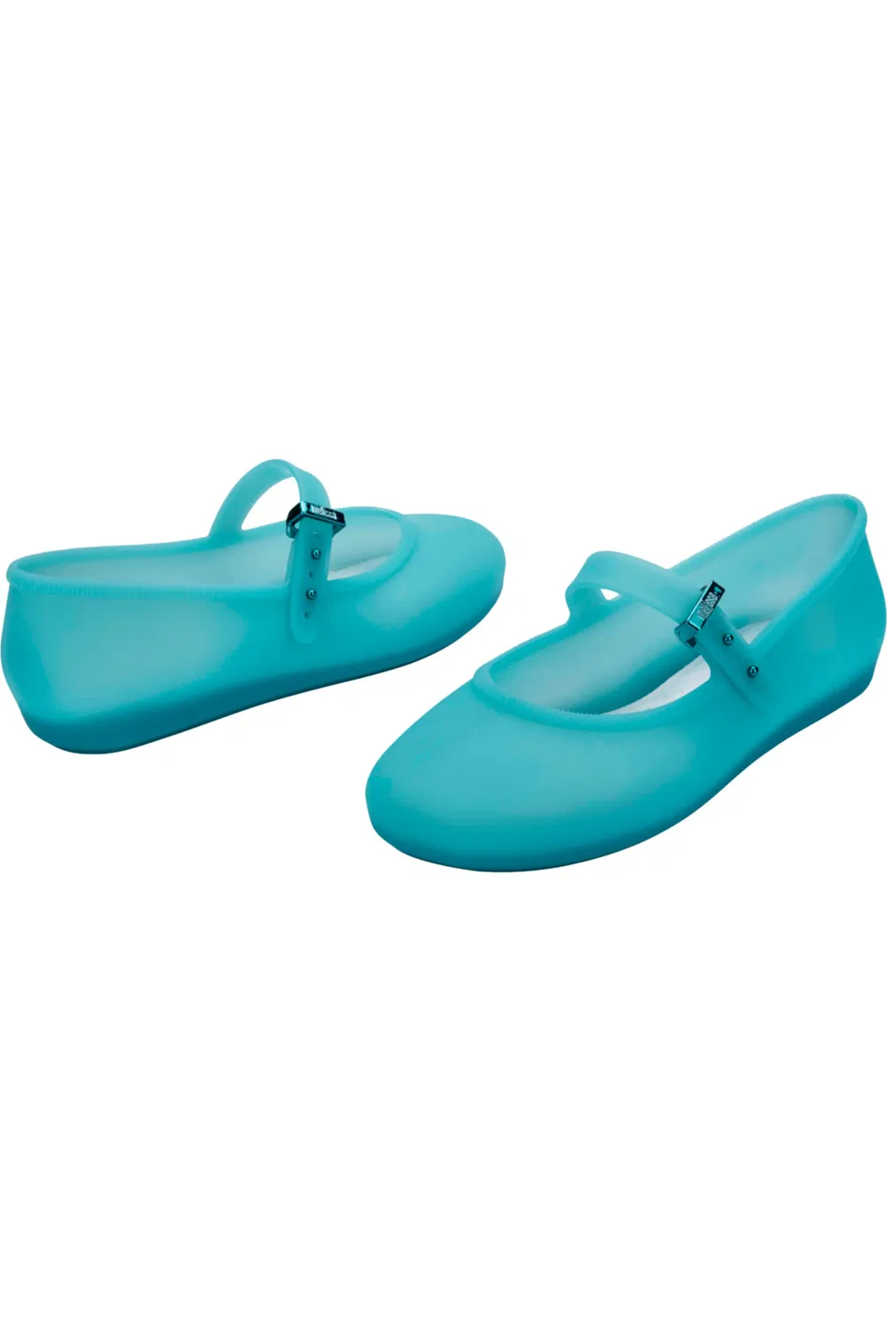 Детские балетки водонепроницаемые с регулируемым ремешком Soft Ballerina Mary Jane Mini Melissa, Milky Green — фото 4