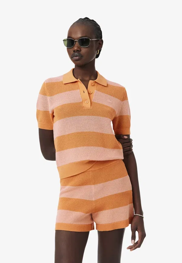 Футболка поло Lacoste, оранжевая