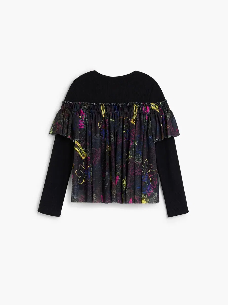Топ Desigual черного цвета — фото 3