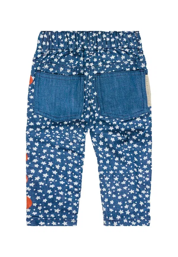 Джинсы деним Straight leg jeans Stella Mccartney Kids, деним, деним — фото 2