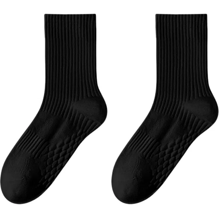 Детский комплект носков с принтом Crew Socks Unisex Combo Set MIIOW, 3 пары (белые 2, черные 1) — фото 3
