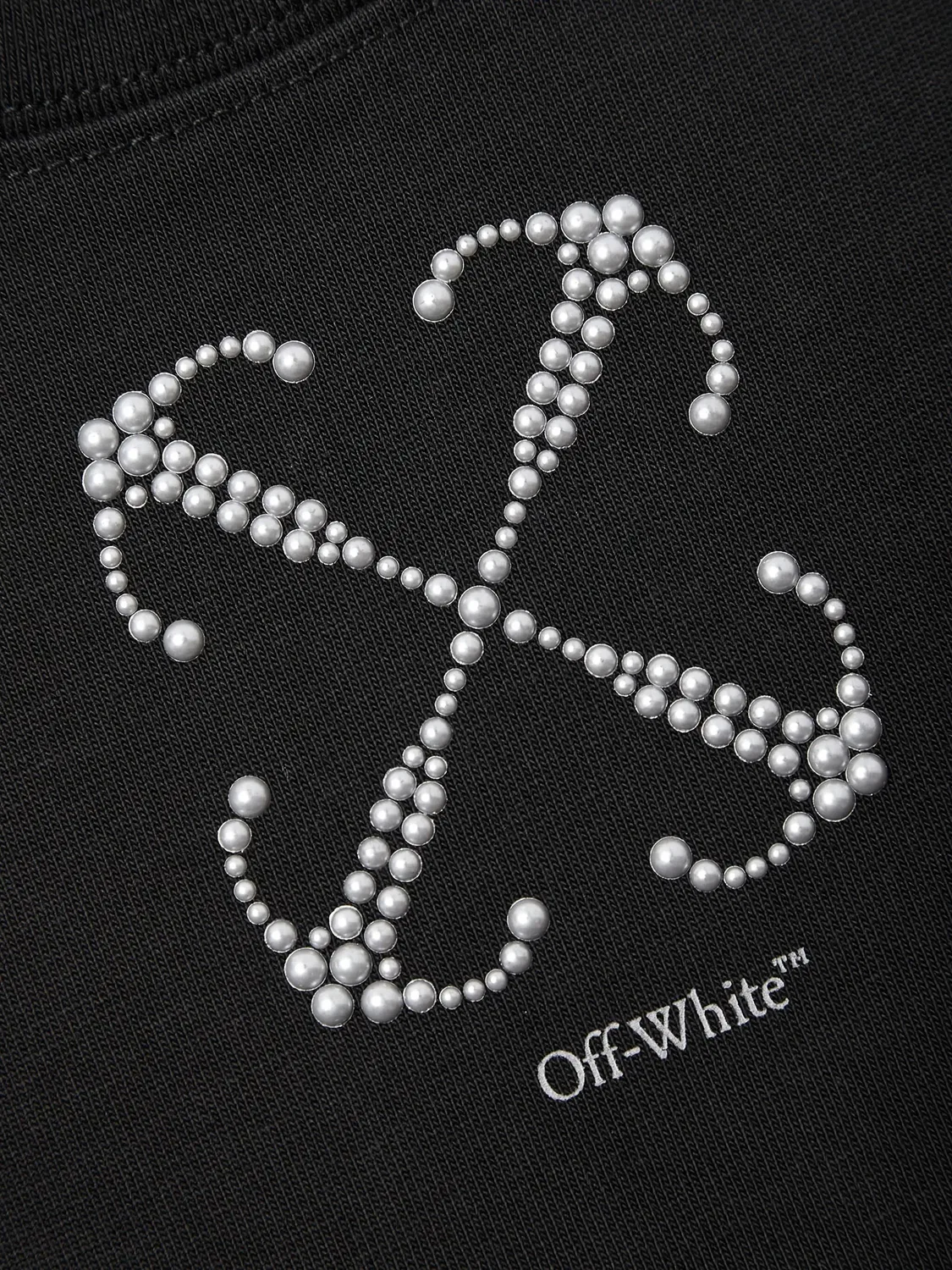 Платье с украшением в виде стрелок OFF-WHITE, черный — фото 3