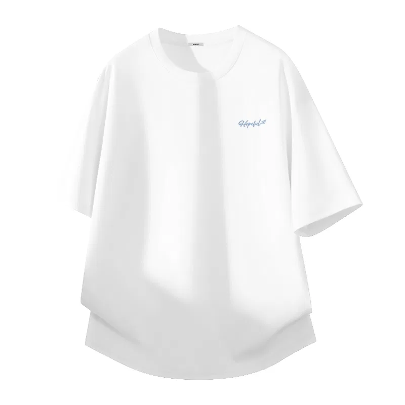 Детская футболка с принтом MINISO, Ice Silk Cooling White (Mb Flying Towards Hope Chest Logo)