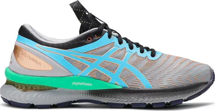 

Кроссовки wmns fn1-s gel nimbus 22 'stone grey blue' Asics, серый