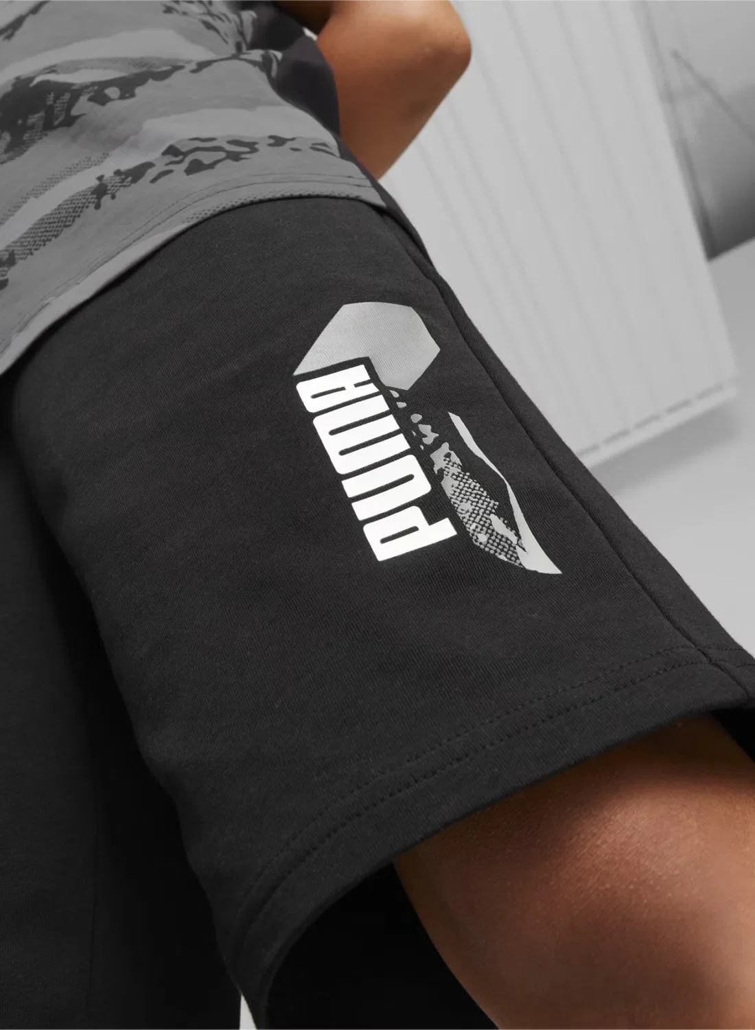 Шорты хлопковые Alpha Puma, черный — фото 3