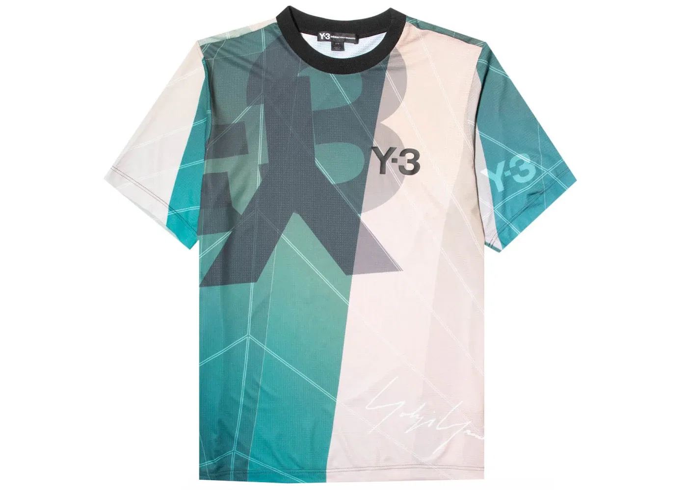 Мужская футболка с принтом AOP Football Shirt Adidas, Зеленый/Шампань
