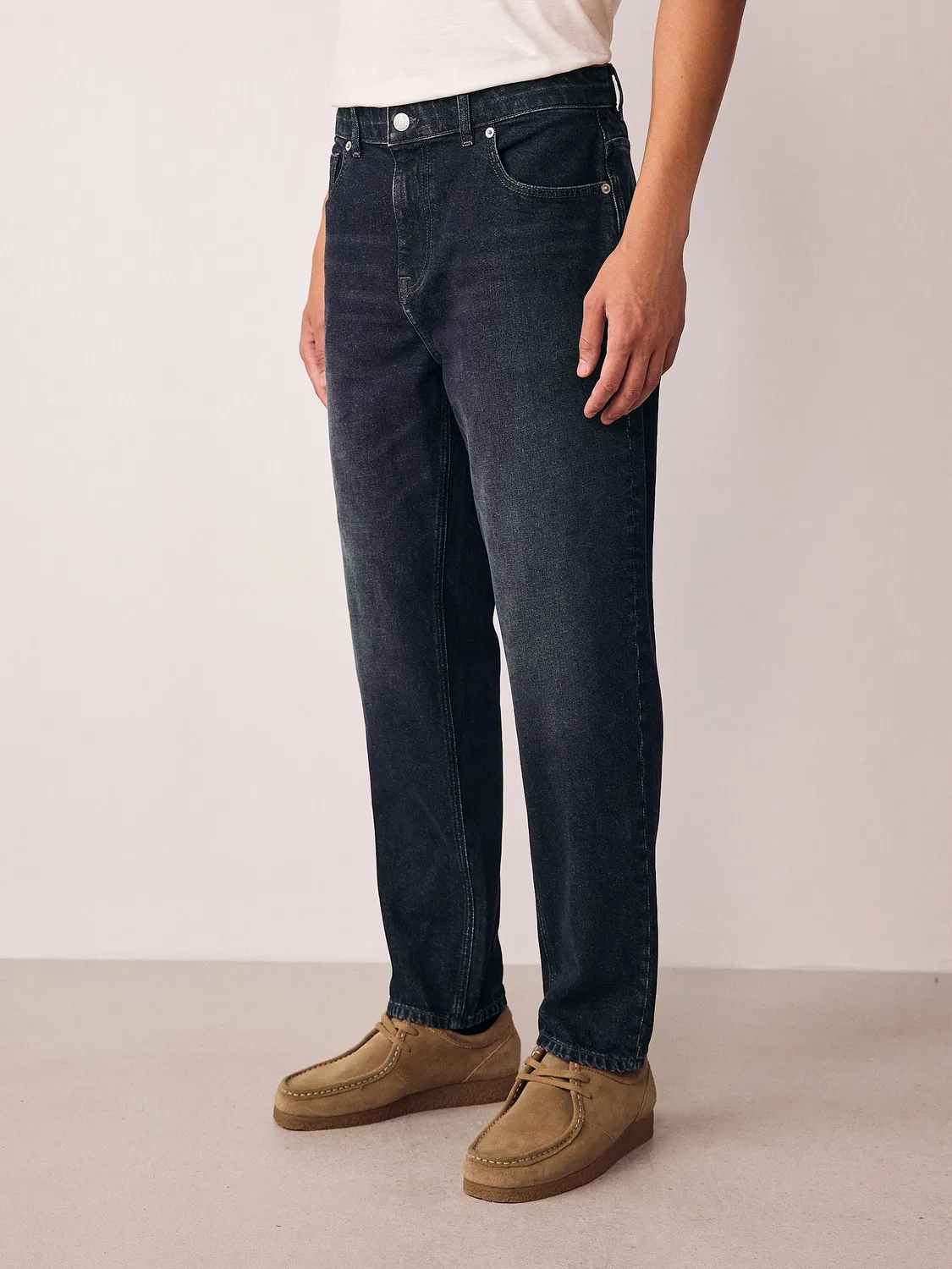 Джинсы Regular Fit Vintage Wash Next, черный