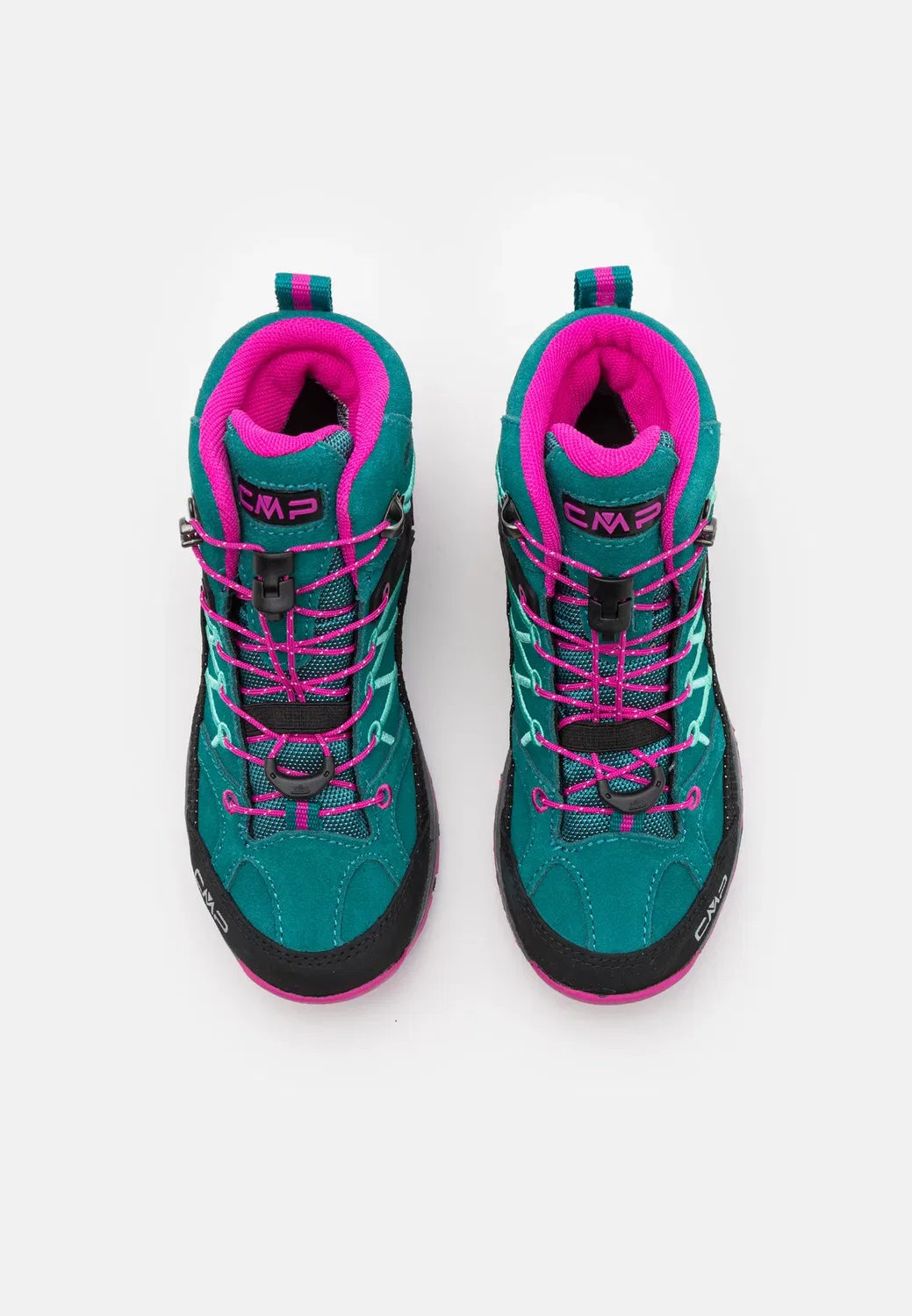 Детские походные ботинки Rigel Mid WP унисекс Cmp, Lake/Pink Fluo — фото 4