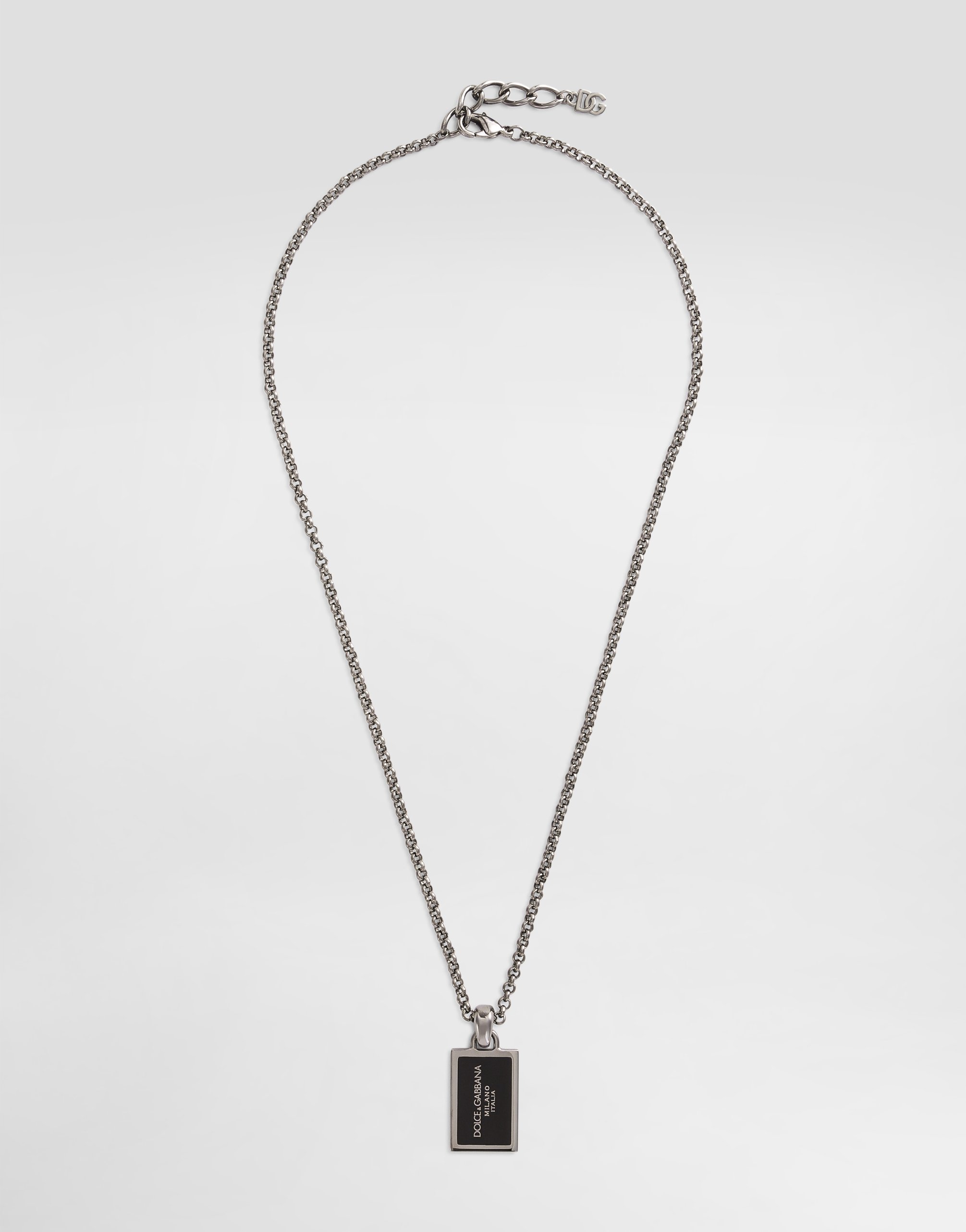 

Металлическое ожерелье с логотипом Dolce & Gabbana, красный