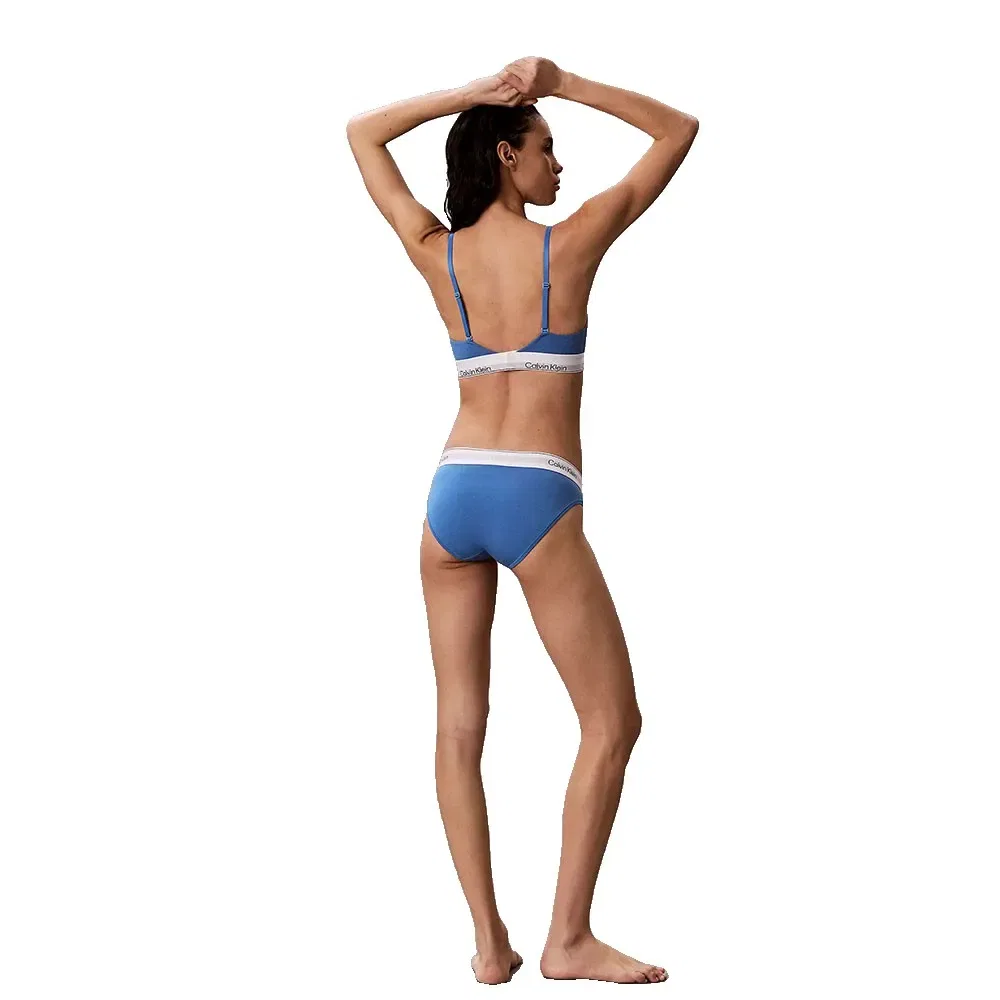 Женский бюстгальтер-треугольник Calvin klein, Blue — фото 3