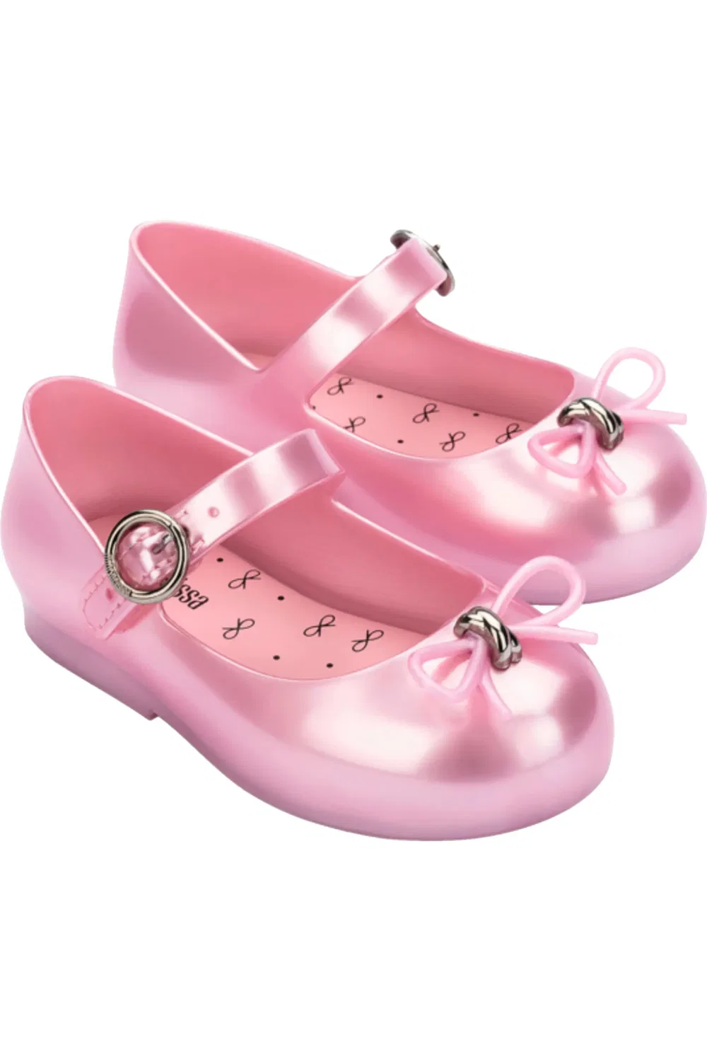 Детские туфли Мэри Джейн с бантом Sweet Mary Jane Mini Melissa, Pearly Pink — фото 3