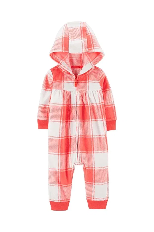 Детский комбинезон с капюшоном для девочек Carter'S, Pink