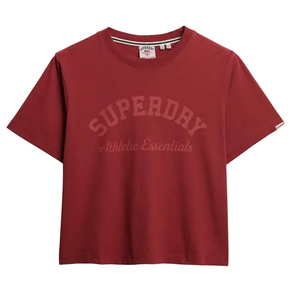 Футболка Athletic Essentials Loose Fit Superdry, красный