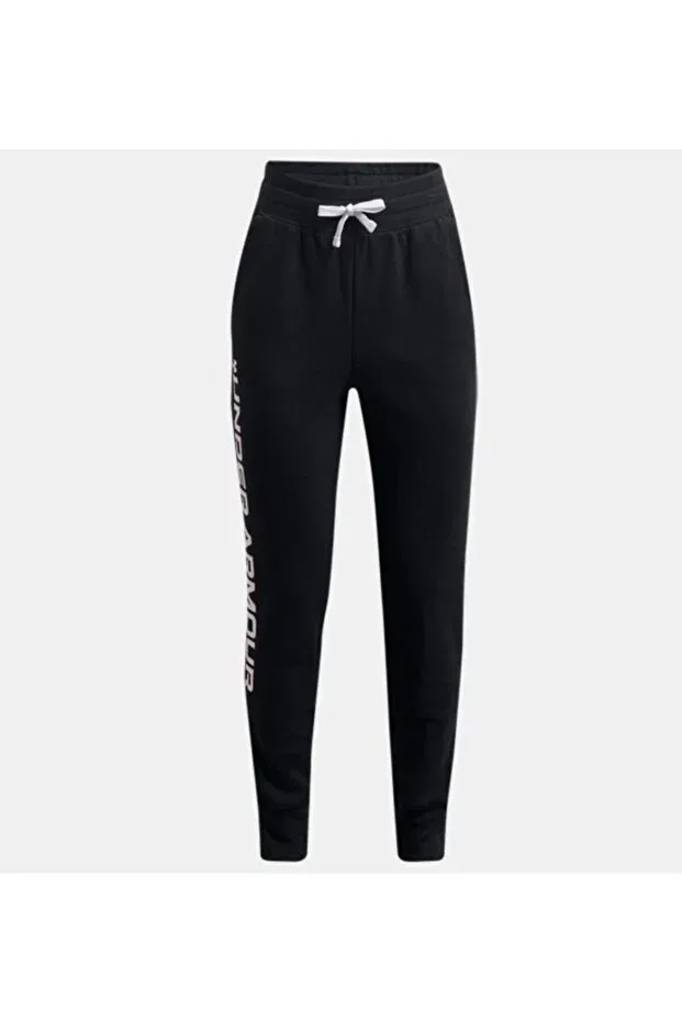 Детские джоггеры для девочек из флиса Rival Fleece Jogger Under Armour, Черный