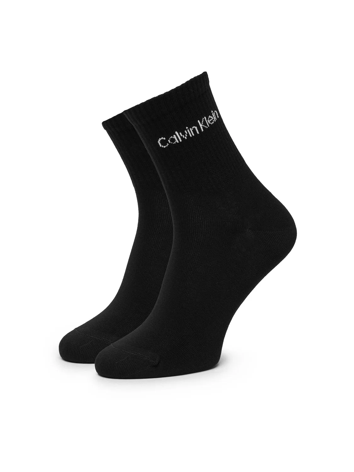 Женские длинные носки Calvin Klein, черный — фото 3