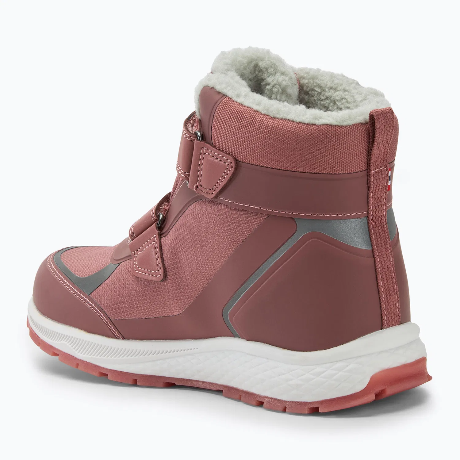 Детские зимние ботинки с принтом Equip Glow Warm WP 2V Viking, Rosa — фото 3