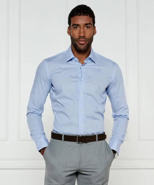 

Рубашка H-hank-s-kent-c1-232 Slim fit Boss, синий