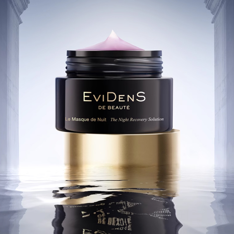 Маска для лица Evidens — Ночная восстанавливающая успокаивающая, увлажняющая и восстанавливающая, 50 мл — фото 3