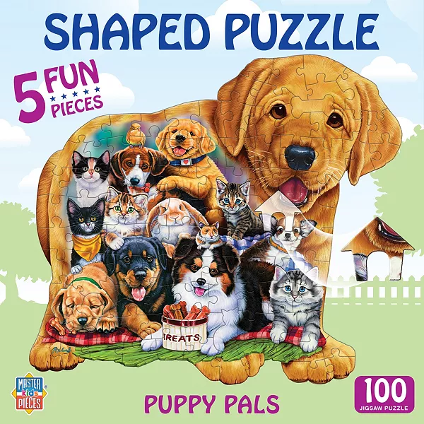 

Друзья-Щенки - пазл из 100 деталей Masterpieces Puzzles, multicolor