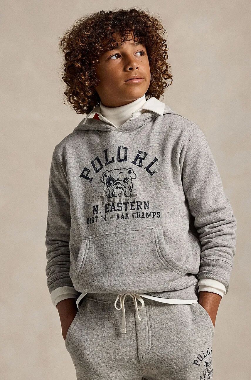

Детская толстовка Polo Ralph Lauren, серый