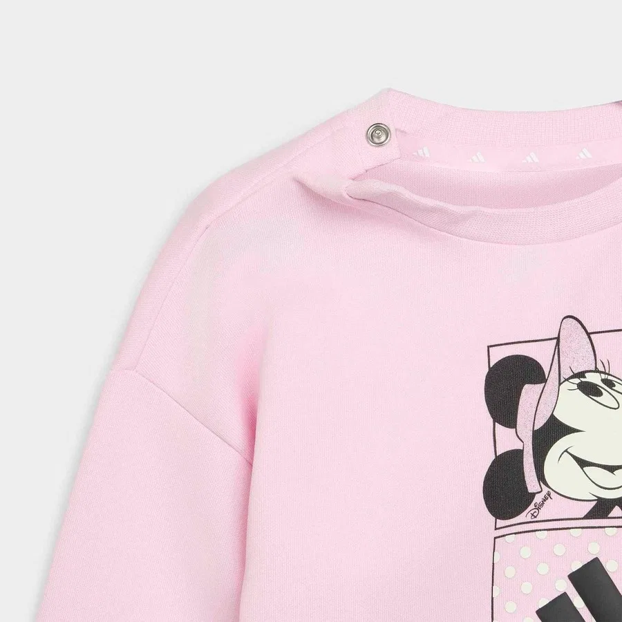 Комплект футболок с принтом Disney Minnie Mouse adidas, Розовый — фото 4