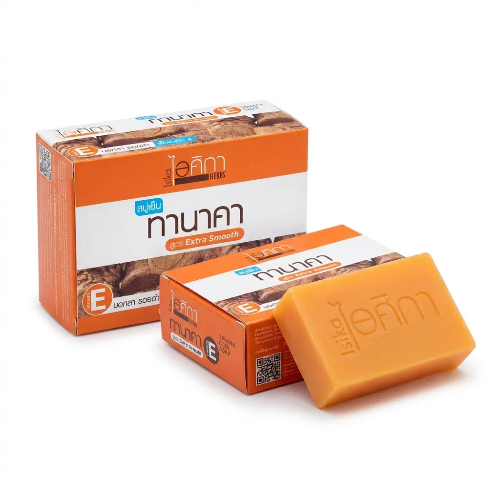 Мыло для тела с танакой и витамином E, набор 2 x 100 г, White Alibooster