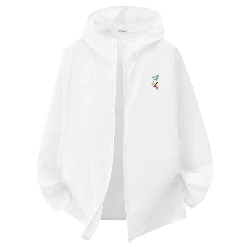 Детская ветровка с защитой от солнца MINISO, Light Gray (Ma Flying to Dream Chest Logo) — фото 3