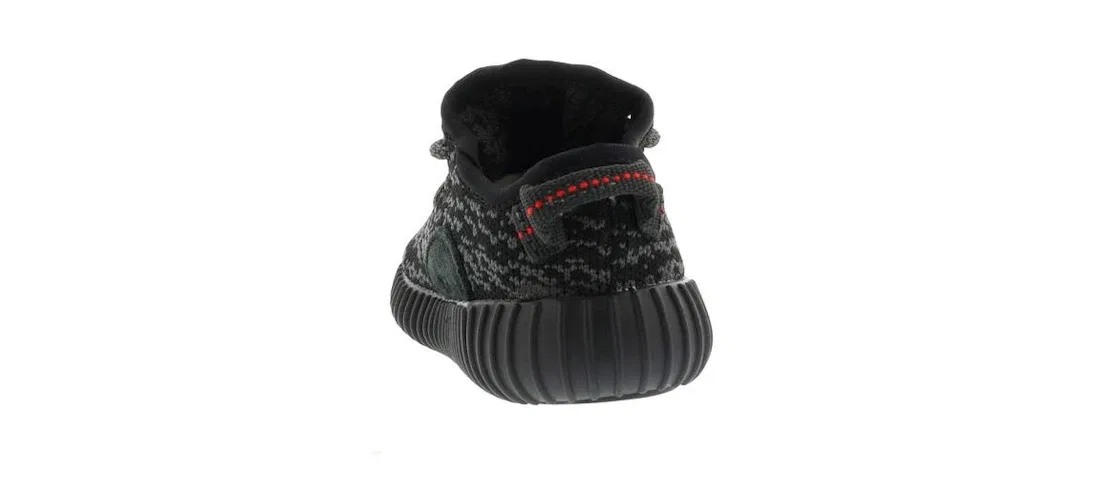 Детские кроссовки с технологией Boost Adidas Yeezy Boost 350, Pirate Black/Blue Grey/Core Black — фото 4