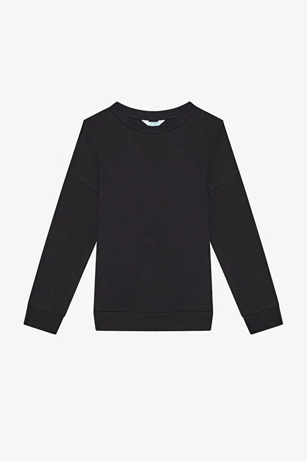 Детское для девочек свитшот с длинным рукавом Penti, Black