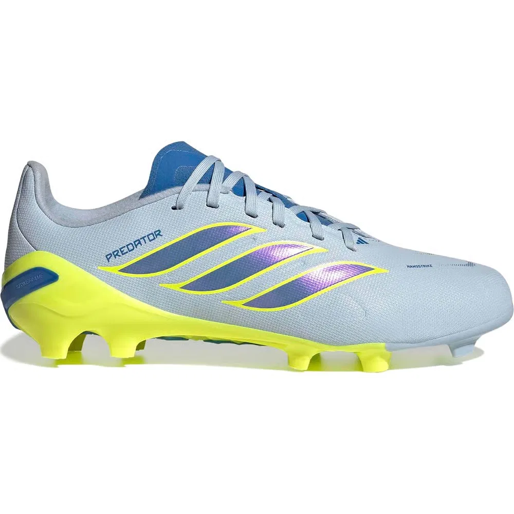 Детские футбольные бутсы фирмы Predator League Adidas, Blue/Blue/Yellow — фото 2