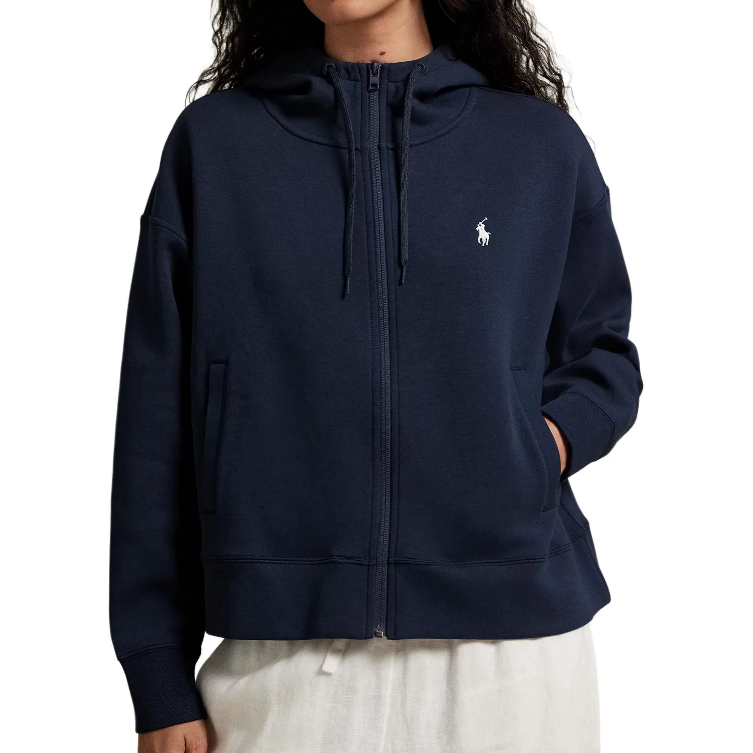 Женская толстовка с длинным рукавом Polo Ralph Lauren, Marine Blue — фото 3