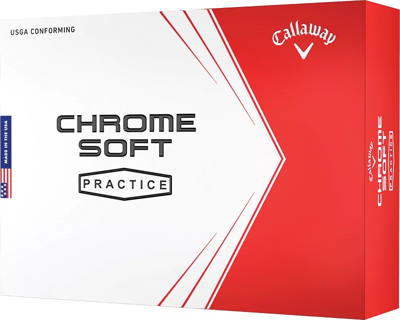 

Мячи для гольфа Callaway 2020 Chrome Soft для практики, белый