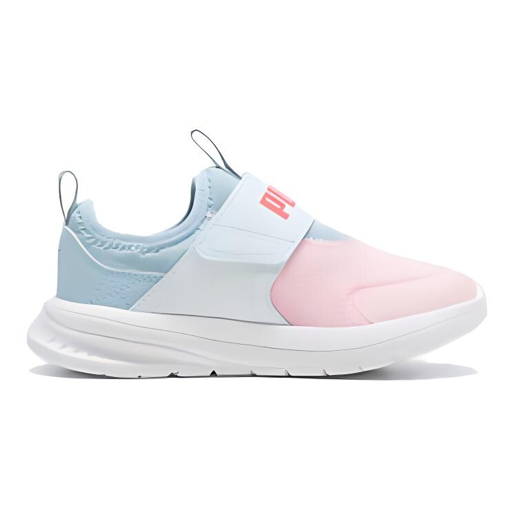 Кроссовки Puma Evolve Slip-On Little Kid 'Whisp Of Pink Dewdrop', голубой — фото 2