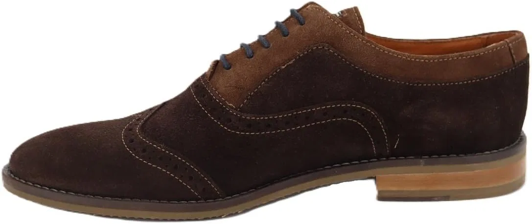 Туфли Schmoove Men's Broadway Perfos Lace-Up Semi-Shoe, Braun Roger 21 — фото 4