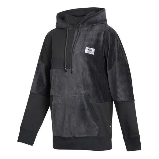 

Свитер splicing long sleeves hoodie black gray Vans, бежевый