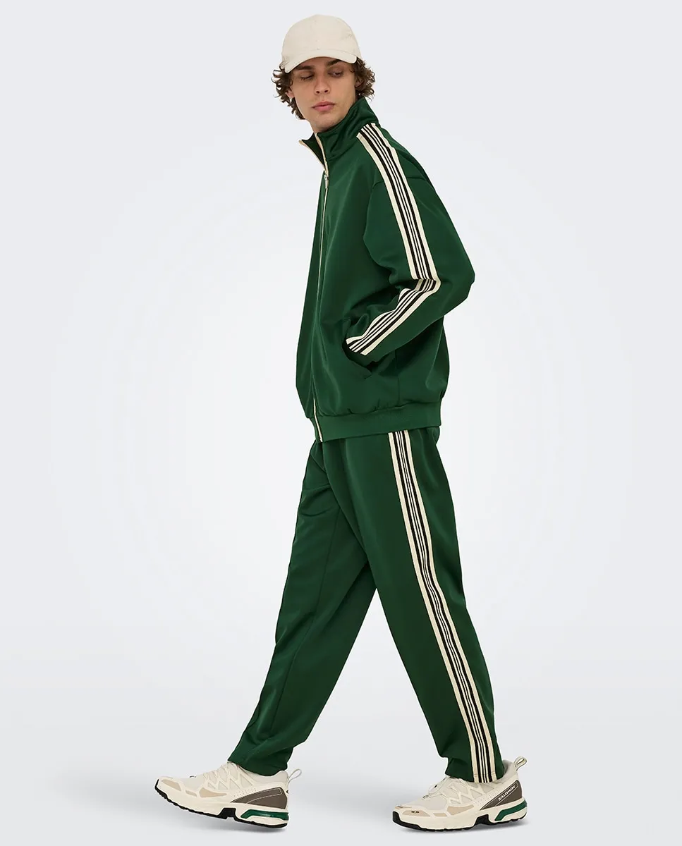 

Мужские спортивные брюки обычного кроя Only & Sons, зеленый