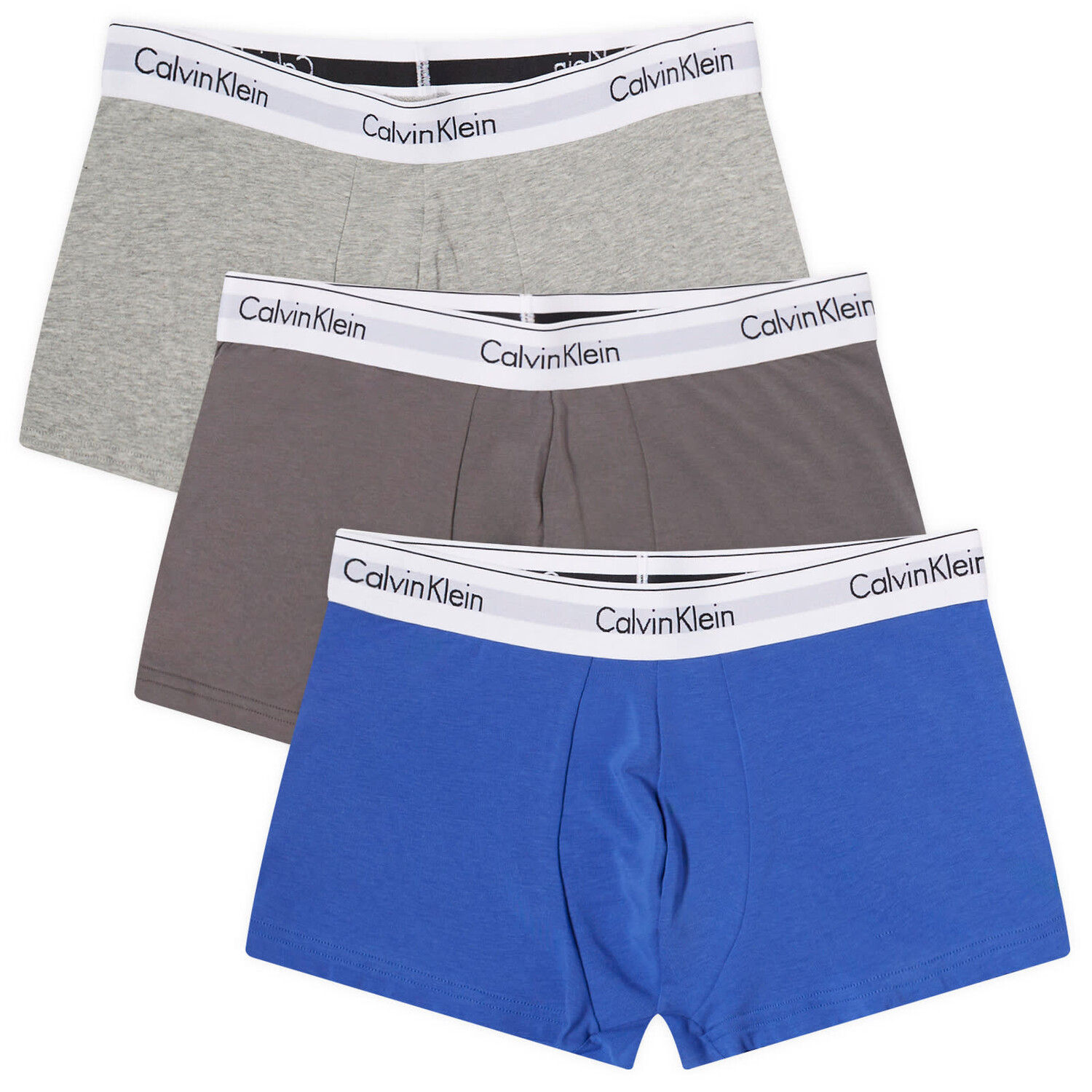 

Трусы Calvin Klein Low Rise Trunk - 3 Pack, синий