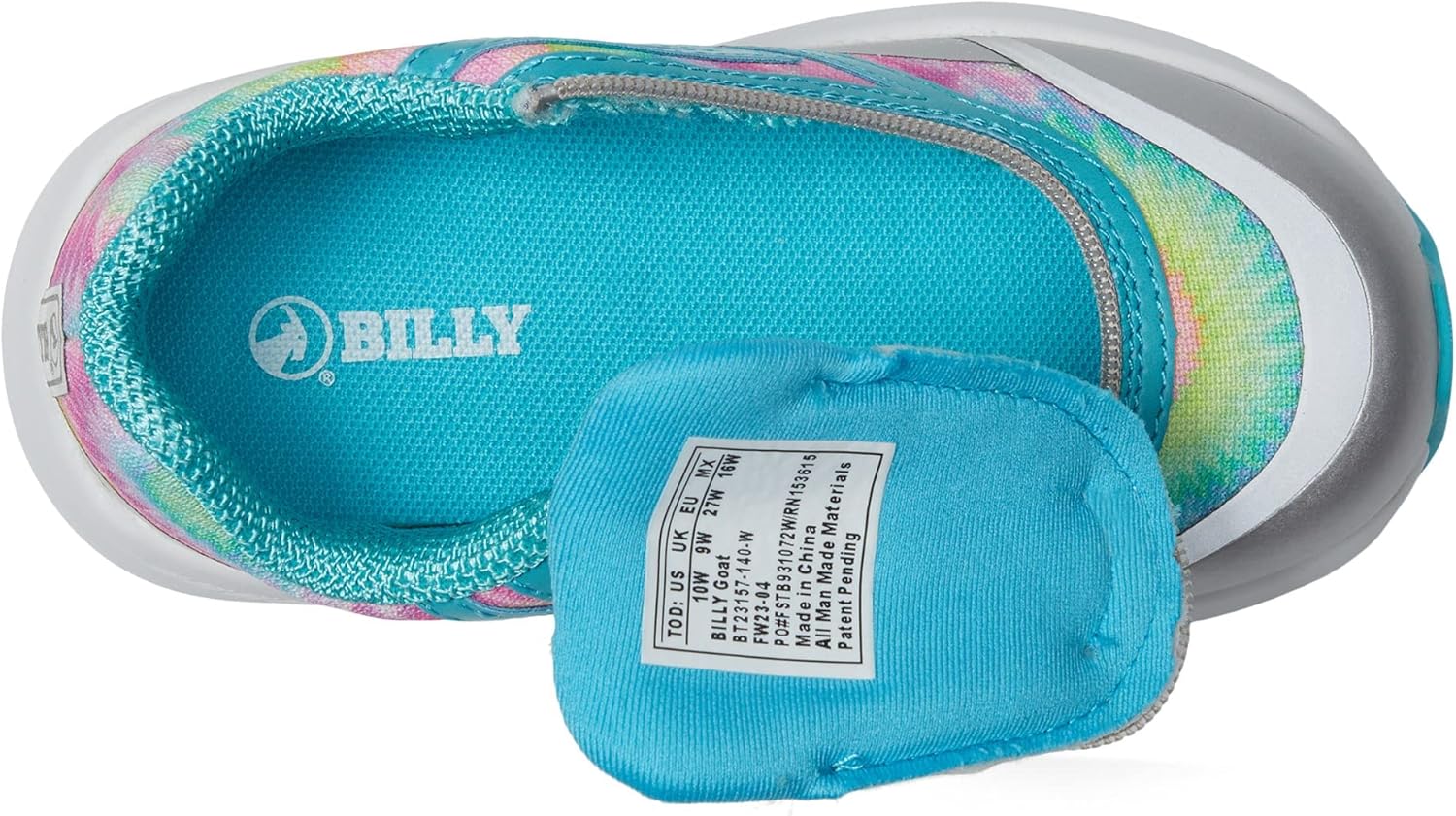 Детская обувь Billy Footwear для мальчиков и девочек, модель Goat (для малышей), Rainbow Tie-dye — фото 2